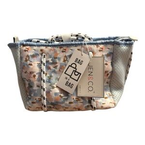 Blue Multi-Color Women's Bag By Jen & Co